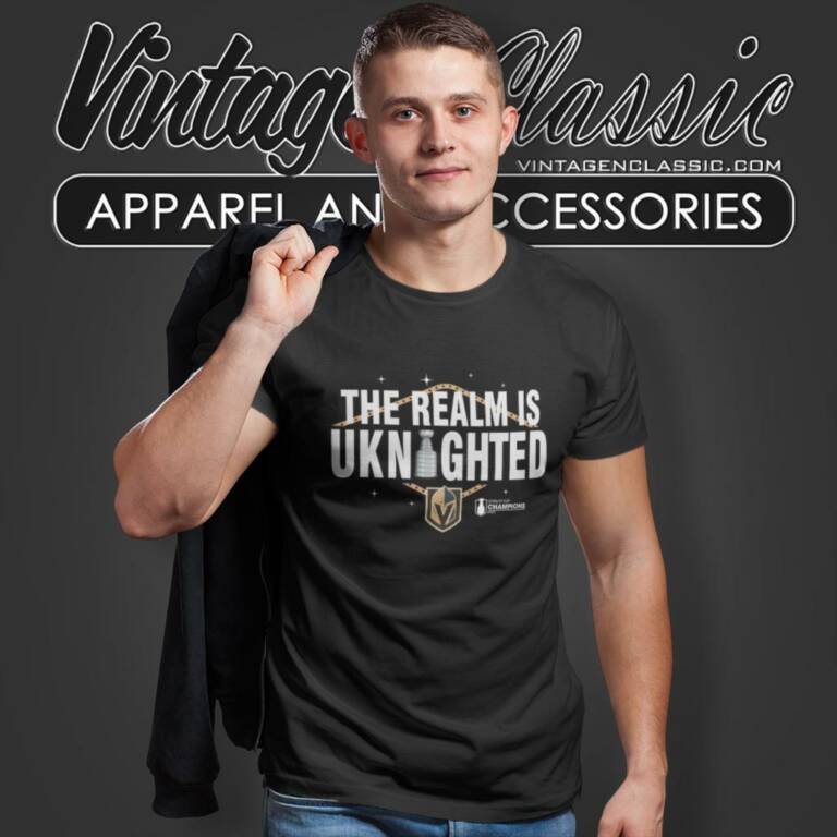 Golden Knights The Realm Is Uknighted Nhl Champs T Shirt Golden Knights The Realm Is Uknighted Nhl Champs T Shirt