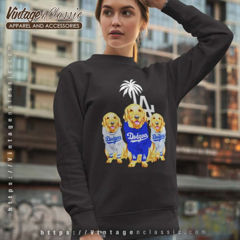 Golden Retriever Los Angeles Dodgers Sweatshirt Golden Retriever Los Angeles Dodgers Sweatshirt