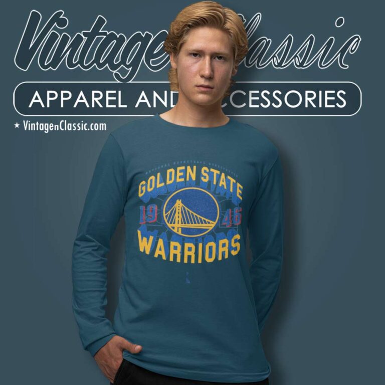 Golden State Warriors Court Premium Long Sleeve Tee Golden State Warriors Court Premium Long Sleeve Tee