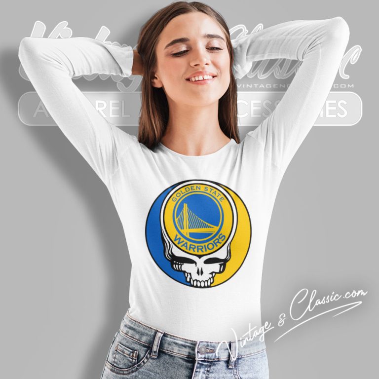 Golden State Warriors Grateful Dead Steal Your Face Long Sleeve Tee Golden State Warriors Grateful Dead Steal Your Face Long Sleeve Tee