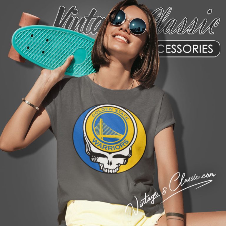 Golden State Warriors Grateful Dead Steal Your Face Women T Shirt Golden State Warriors Grateful Dead Steal Your Face Women T Shirt
