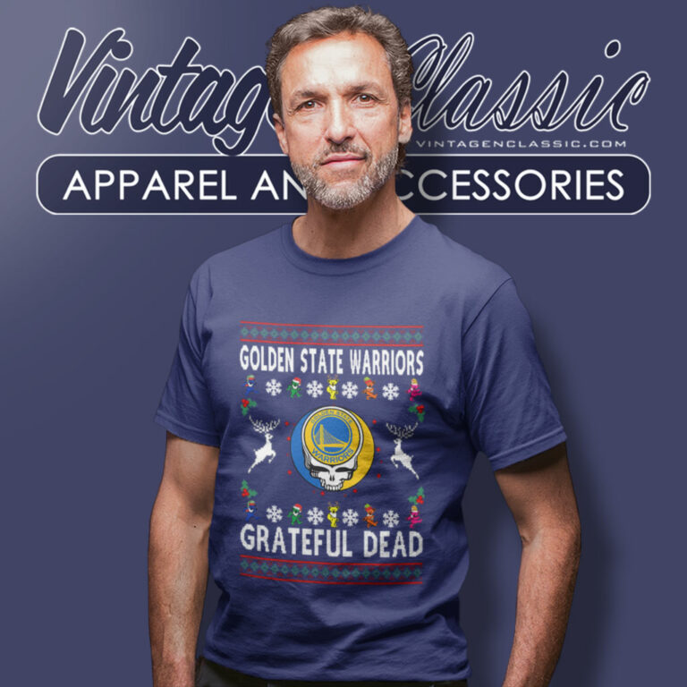 Golden State Warriors Grateful Dead Ugly Christmas T Shirt Golden State Warriors Grateful Dead Ugly Christmas T Shirt