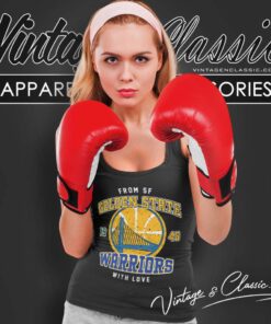 Golden State Warriors Nba With Love From Sf Tank Top Racerback