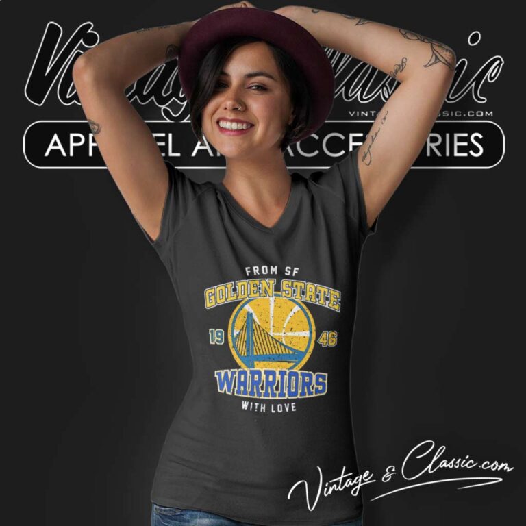 Golden State Warriors Nba With Love From Sf V Neck TShirt Golden State Warriors Nba With Love From Sf V Neck TShirt