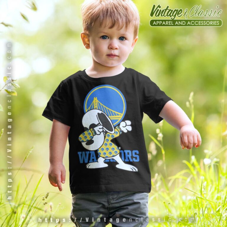 Golden State Warriors Snoopy Dabbing Kids T Shirt Golden State Warriors Snoopy Dabbing Kids T Shirt