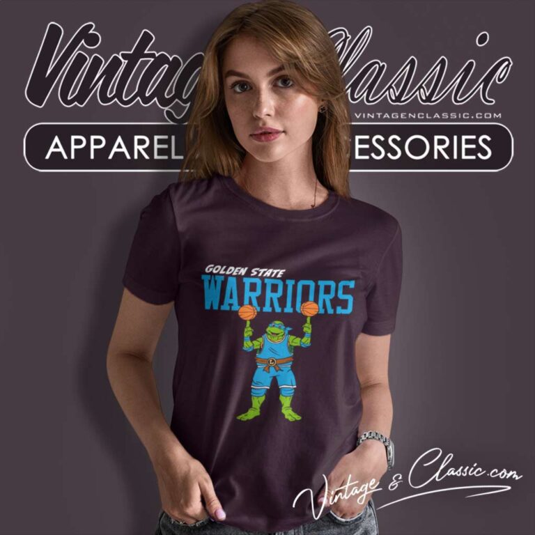 Golden State Warriors X Teenage Mutant Ninja Turtles Women TShirt Golden State Warriors X Teenage Mutant Ninja Turtles Women TShirt