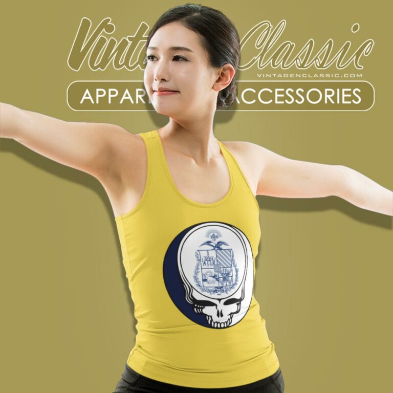 Gonzaga University Grateful Dead Steal Your Face Tank Top Racerback Gonzaga University Grateful Dead Steal Your Face Tank Top Racerback