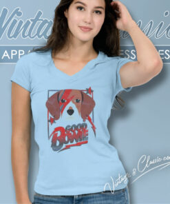 Good Bowie David Bowie Dog Concert V Neck TShirt