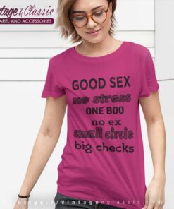 Good Sex No Stress One Boo Women T Shirt