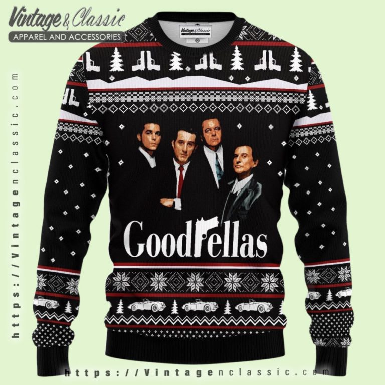 Goodfellas Movie Poster Ugly Christmas Sweater Ugly Christmas Sweater Goodfellas Movie Poster Ugly Christmas Sweater Ugly Christmas Sweater