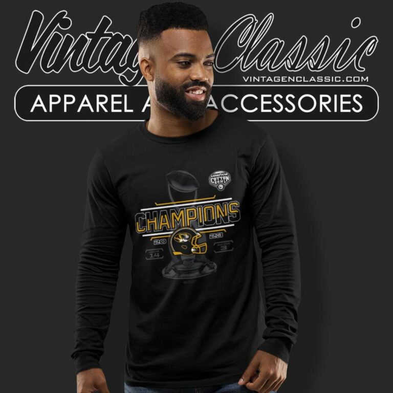 Goodyear Cotton Bowl Champions Missouri Vs Ohio State 2023 Long Sleeve Tee Goodyear Cotton Bowl Champions Missouri Vs Ohio State 2023 Long Sleeve Tee