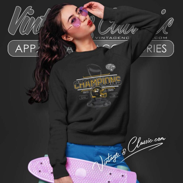 Goodyear Cotton Bowl Champions Missouri Vs Ohio State 2023 Sweatshirt Goodyear Cotton Bowl Champions Missouri Vs Ohio State 2023 Sweatshirt