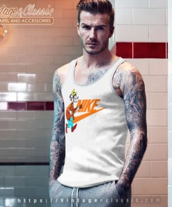 Goofy Disney Nike Logo Tank Top Racerback
