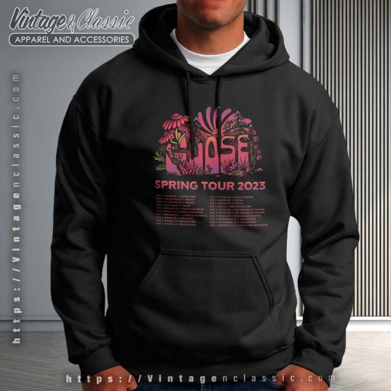 Goose Band Spring Tour 2023 Poster Hoodie Goose Band Spring Tour 2023 Poster Hoodie