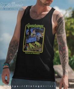 Goosebumps Beware Of Monsters Halloween Tank Top Racerback