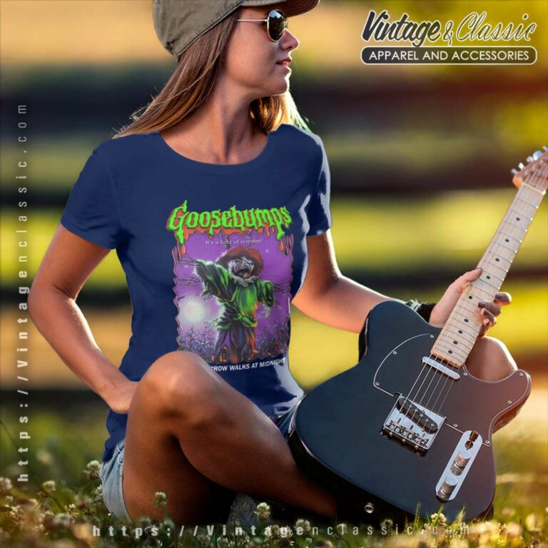 Goosebumps Scarecrow Walks Midnight Women TShirt Goosebumps Scarecrow Walks Midnight Women TShirt