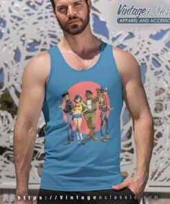 Gorillaz Group Circle Rise Shirt 5 Gorillaz Group Circle Rise Tank Top Racerback