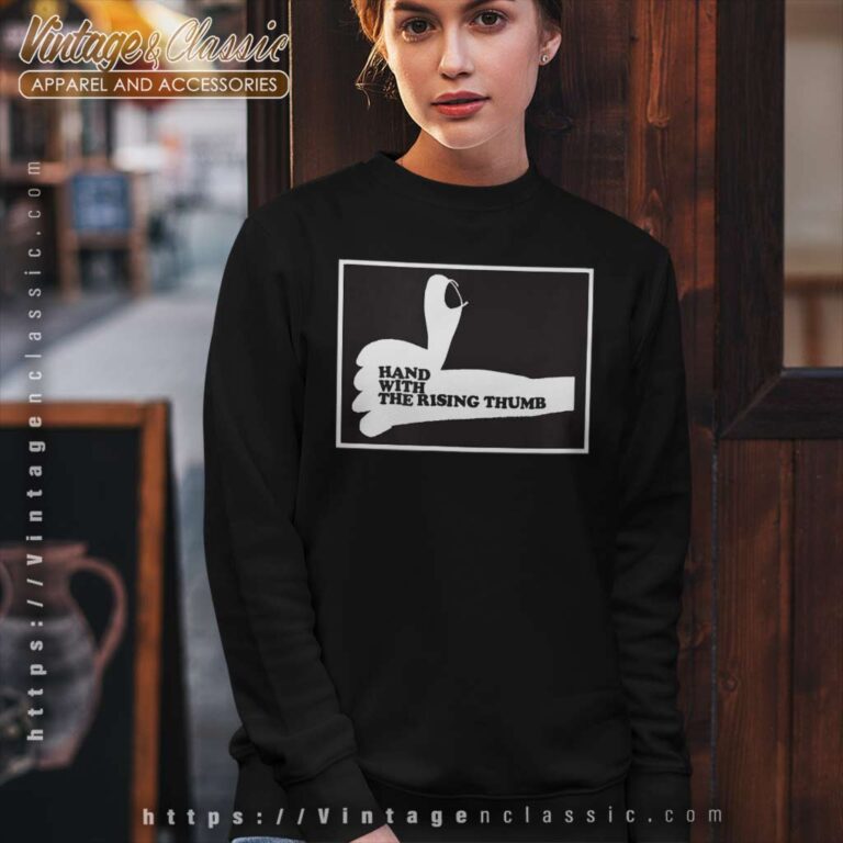 Gorillaz Hand With The Rising Thumb Sweatshirt Gorillaz Hand With The Rising Thumb Sweatshirt