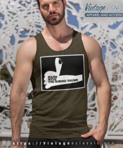Gorillaz Hand With The Rising Thumb Tank Top Racerback
