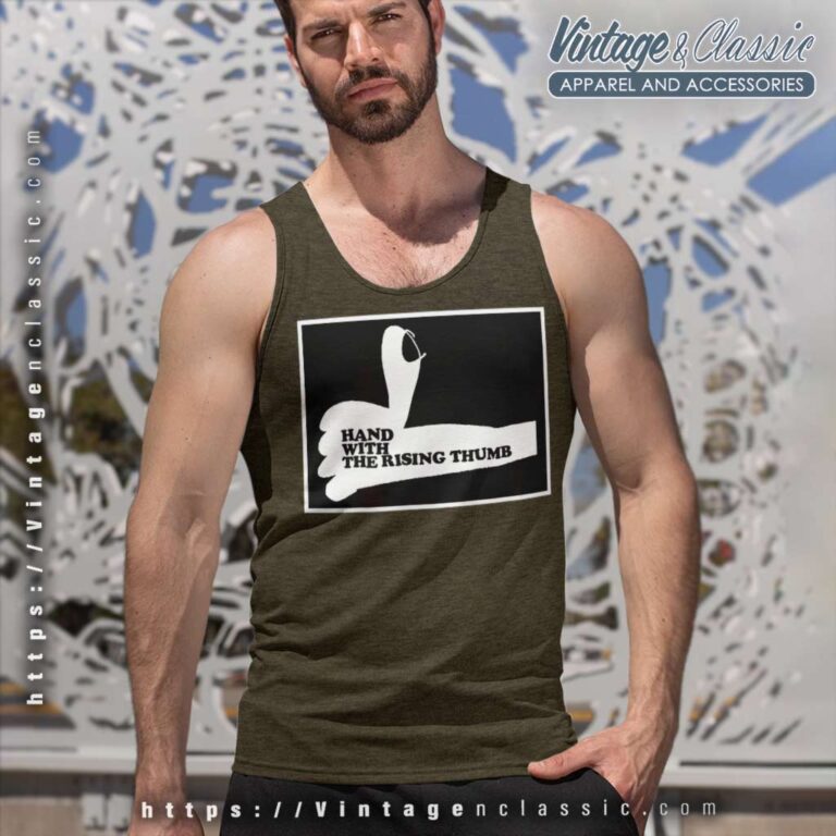 Gorillaz Hand With The Rising Thumb Tank Top Racerback Gorillaz Hand With The Rising Thumb Tank Top Racerback