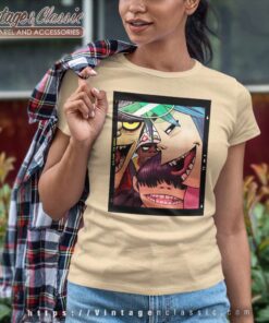 Gorillaz Polaroid Slide Women TShirt