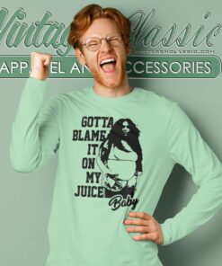 Gotta Blame It On My Juice Baby Lizzo Long Sleeve Tee