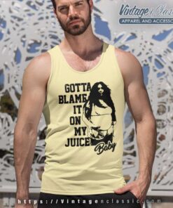 Gotta Blame It On My Juice Baby Lizzo Tank Top Racerback