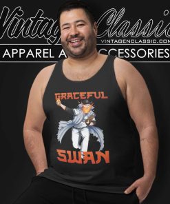 Graceful Swan Takashi Inspired Baseball Tank Top Racerback