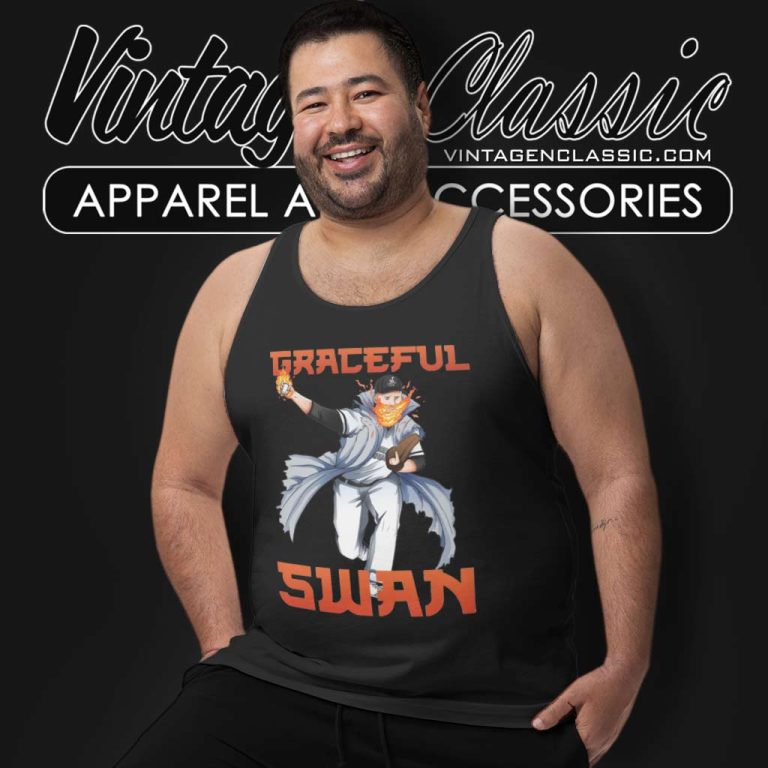 Graceful Swan Takashi Inspired Baseball Tank Top Racerback Graceful Swan Takashi Inspired Baseball Tank Top Racerback