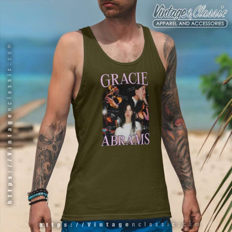 Gracie Abrams Tour 2023 Tank Top Racerback Gracie Abrams Tour 2023 Tank Top Racerback