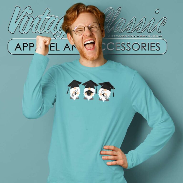 Graduation Gnome Shirt Gnome Senior 2023 Long Sleeve Tee Graduation Gnome Shirt Gnome Senior 2023 Long Sleeve Tee