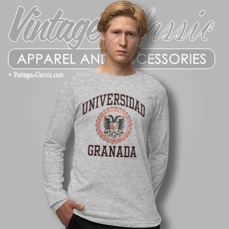 Granada University Spain Long Sleeve Tee Granada University Spain Long Sleeve Tee