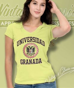 Granada University Spain Shirt 5 Granada University Spain V Neck TShirt