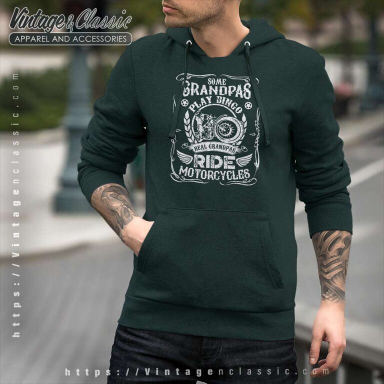 Grandpa Rides Motorcycles Shirt Gift Present Fathers Day Hoodie Grandpa Rides Motorcycles Shirt Gift Present Fathers Day Hoodie
