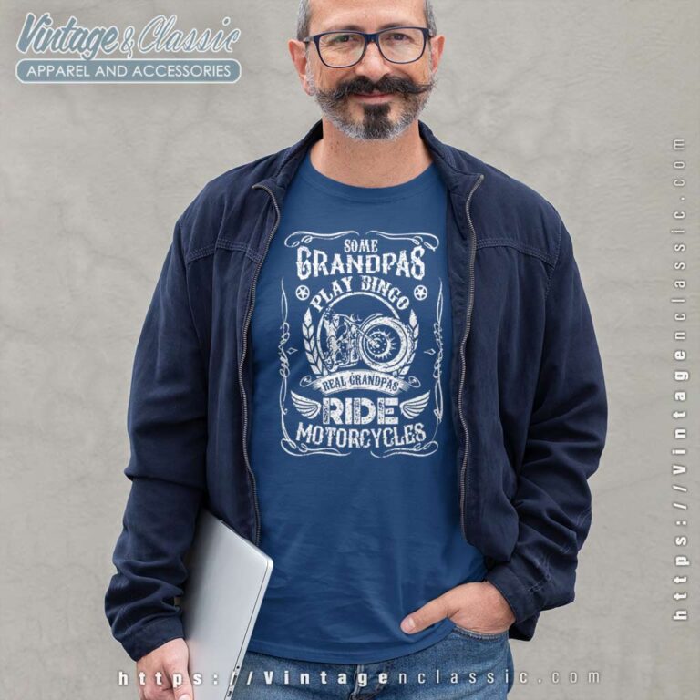 Grandpa Rides Motorcycles Shirt Gift Present Fathers Day Tshirt Grandpa Rides Motorcycles Shirt Gift Present Fathers Day Tshirt