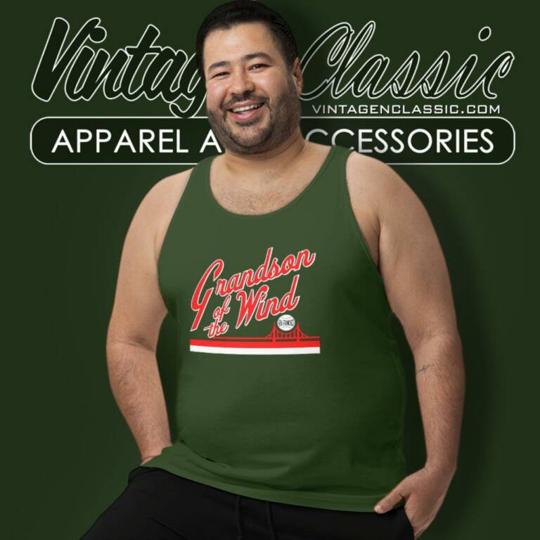 Grandson Of The Wind San Francisco Giants Tank Top Racerback Grandson Of The Wind San Francisco Giants Tank Top Racerback