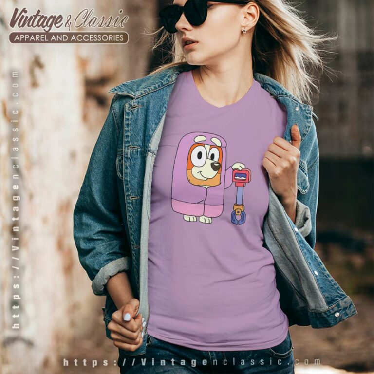 Granny Rita Bluey Shirt Gift For Bluey Fans V Neck TShirt Granny Rita Bluey Shirt Gift For Bluey Fans V Neck TShirt