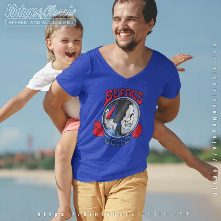 Grateful Dead 1990 Buffalo V Neck TShirt Grateful Dead 1990 Buffalo V Neck TShirt