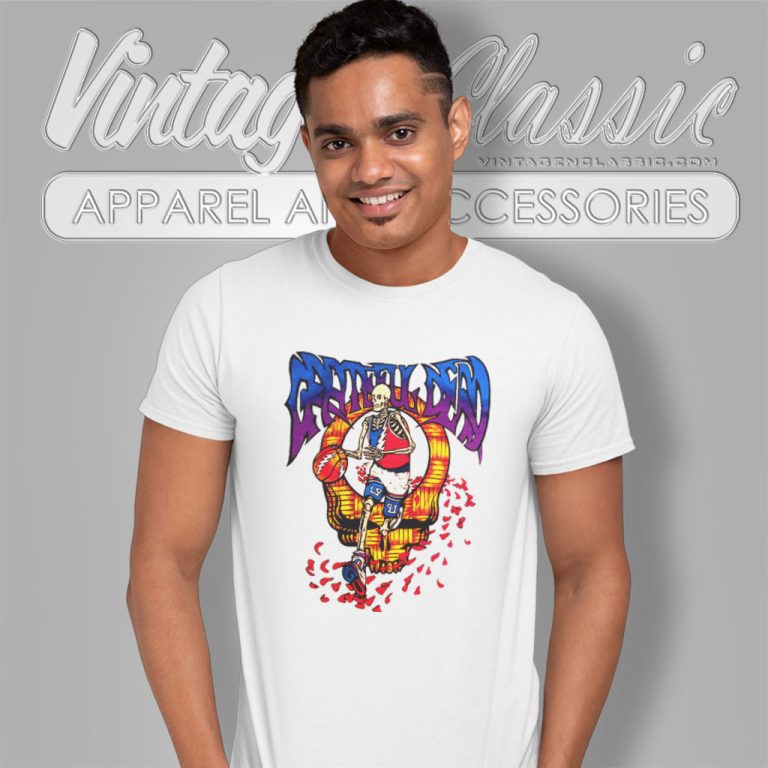 Grateful Dead 1991 Boston Garden Celtics Basketball T Shirt Grateful Dead 1991 Boston Garden Celtics Basketball T Shirt