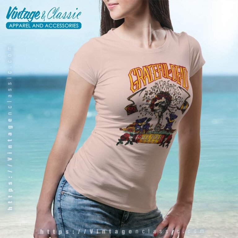 Grateful Dead 1994 Fall Tour Women TShirt 1 Grateful Dead 1994 Fall Tour Women TShirt 1