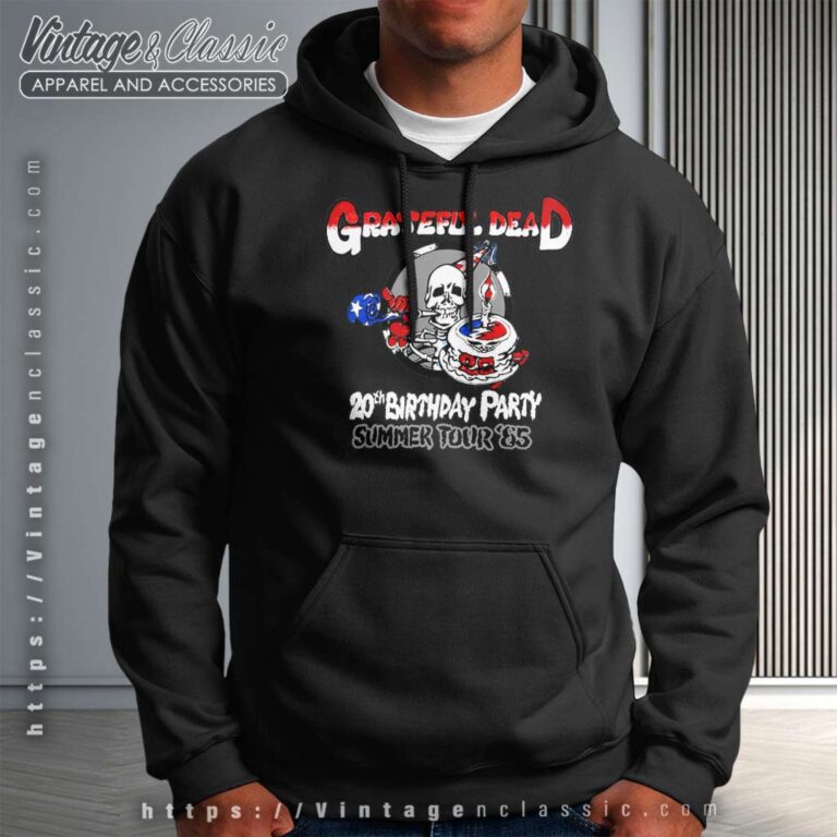 Grateful Dead 20th Birthday Party Hoodie Grateful Dead 20th Birthday Party Hoodie