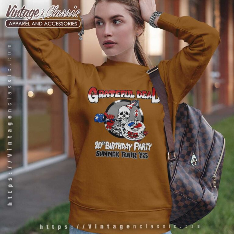Grateful Dead 20th Birthday Party Sweatshirt Grateful Dead 20th Birthday Party Sweatshirt
