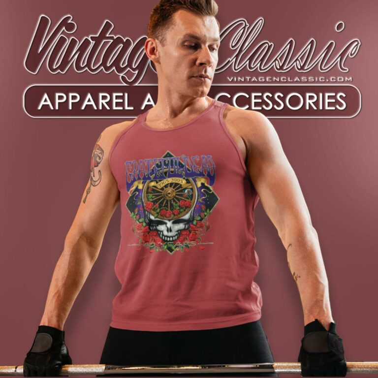 Grateful Dead 40th Anniversary Tank Top Racerback Grateful Dead 40th Anniversary Tank Top Racerback