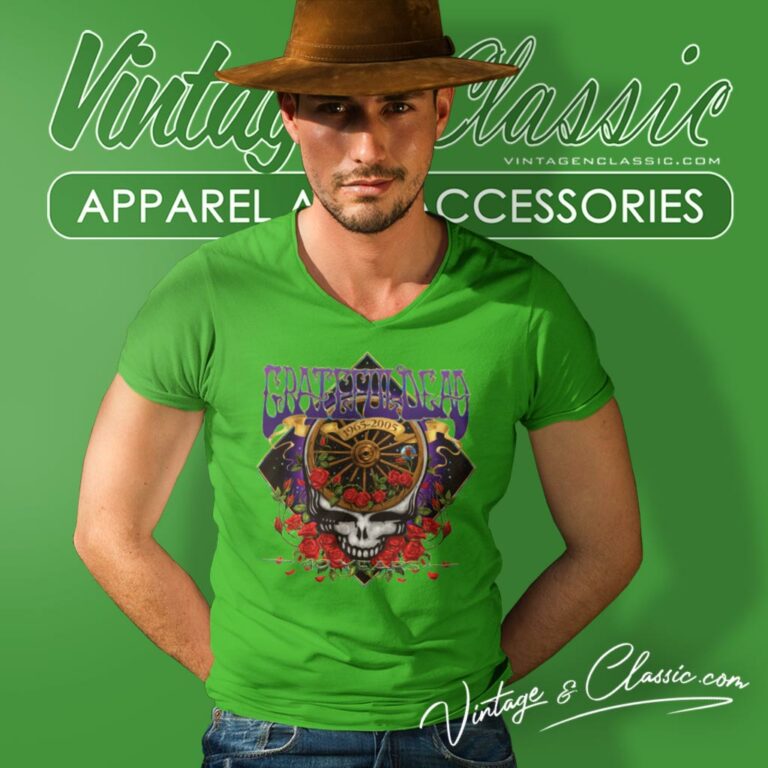 Grateful Dead 40th Anniversary V Neck TShirt Grateful Dead 40th Anniversary V Neck TShirt