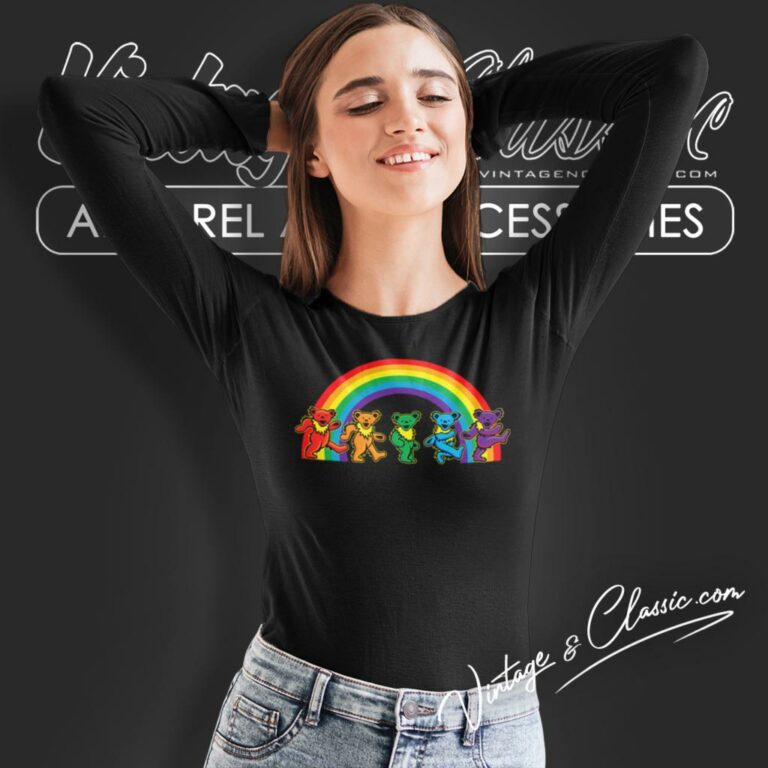 Grateful Dead 5 Dancing Bears Long Sleeve Tee Grateful Dead 5 Dancing Bears Long Sleeve Tee