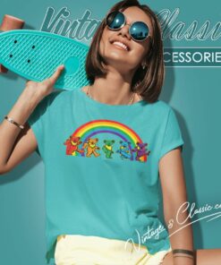 Grateful Dead 5 Dancing Bears Women T Shirt