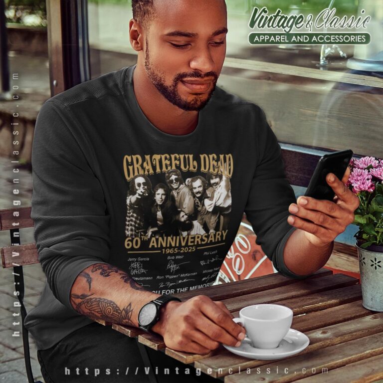 Grateful Dead 60 Years Shirt 1965 2025 Thank You For The Memories Sweatshirt Grateful Dead 60 Years Shirt 1965 2025 Thank You For The Memories Sweatshirt