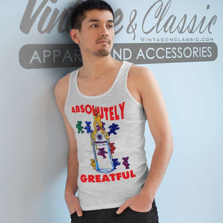 Grateful Dead Absolutely Grateful Tank Top Racerback Grateful Dead Absolutely Grateful Tank Top Racerback