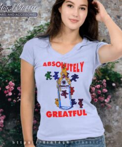 Grateful Dead Absolutely Grateful V Neck TShirt
