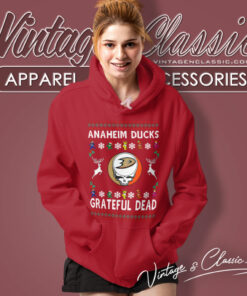 Grateful Dead Anaheim Ducks Ugly Christmas Hoodie